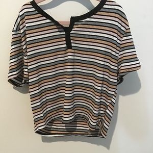 Shein Striped Tee